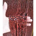 Rideaux de perles marron à perles 150x180 