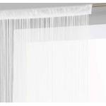 Rideaux de fils Paris Prix blancs en polyester lavable à la main 90x200 en promo 