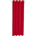 Rideau occultant à oeillets en polyester 140x260 cm Couleur : Rouge