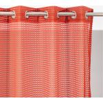 Rideaux prêt-à-poser orange en polyester 240x140 