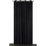 Rideaux prêt-à-poser noirs en polyester isolants thermiques 240x140 