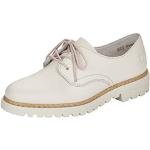 Chaussures casual Rieker blanches en cuir synthétique Pointure 40 look casual pour femme 