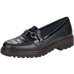 Chaussures casual Rieker noires Pointure 37 avec un talon entre 3 et 5cm look casual pour femme 