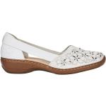 Chaussures casual Rieker blanches Pointure 39 avec un talon jusqu'à 3cm look casual pour femme 