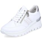 Chaussures casual d'automne Rieker blanches à lacets Pointure 39 look casual pour femme 