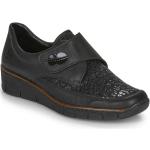 Chaussures casual Rieker noires Pointure 41 avec un talon entre 3 et 5cm look casual pour femme en promo 