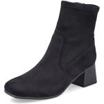 Chaussures montantes Rieker noires avec semelles amovibles à fermetures éclair Pointure 42 look fashion pour femme 