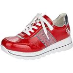 Chaussures oxford Rieker rouges Pointure 38 look casual pour femme 