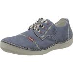 Chaussures oxford Rieker bleues à lacets Pointure 39 look casual pour femme 