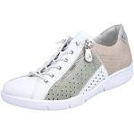 Chaussures de sport Rieker blanches à fermetures éclair Pointure 43 look fashion pour femme en promo 
