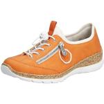 Chaussures casual Rieker orange à élastiques Pointure 41 look casual pour femme 