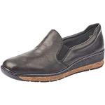 Chaussures casual Rieker 59766 noires pour pieds étroits Pointure 37 avec un talon entre 3 et 5cm look casual pour femme 