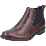 Boots Chelsea Rieker marron étanches Pointure 46 look fashion pour homme 