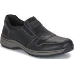Chaussures casual Rieker noires avec semelles amovibles Pointure 41 avec un talon jusqu'à 3cm look casual pour homme en promo 