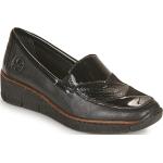 Chaussures casual Rieker noires en cuir Pointure 41 avec un talon entre 3 et 5cm look casual pour femme 