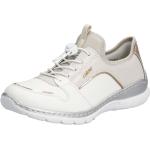 Chaussures casual Rieker blanches Pointure 40 avec un talon jusqu'à 3cm look casual pour femme 