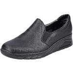 Chaussures casual Rieker noires en cuir synthétique Pointure 40 look casual pour femme en promo 