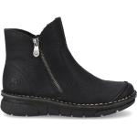 Low boots Rieker noires en fourrure Pointure 39 look fashion pour femme 