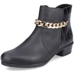 Boots Chelsea Rieker noires Pointure 38 look fashion pour femme 