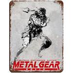 RIELLI Metal Gear Plaque décorative vintage en métal pour pub club café bar maison 30 x 40 cm