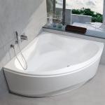 Baignoires d'angle blanches 