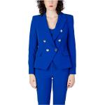 Blazers d'automne Rinascimento bleus en lycra Taille XL pour femme 