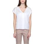 T-shirts Rinascimento blancs en viscose à manches courtes Taille L pour femme 