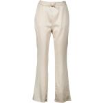 Pantalons taille élastique Rinascimento beiges 