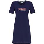 Ringella Damen Nachthemd mit Motivdruck 2211004, bleu marine, 42