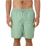 Shorts de bain Rip Curl verts à logo en polyester Taille L look fashion pour homme 