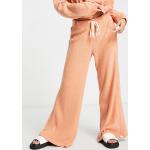 Pantalons large Rip Curl orange en viscose Taille M pour femme en promo 