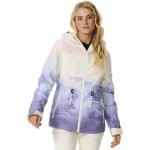 Vestes de ski Rip Curl Betty violettes en lycra imperméables avec jupe pare-neige Taille L pour femme 