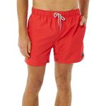 Boxers Rip Curl rouges en polyester Taille S look fashion 