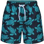 Shorts de bain bleu marine à motif tortues look fashion pour garçon de la boutique en ligne Amazon.fr 