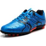 Chaussures de football & crampons Rismart bleues en caoutchouc Pointure 35 look fashion pour enfant 