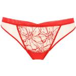 Strings brésiliens rouges en coton Taille M pour femme en promo 