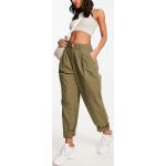 Pantalons carotte River Island verts en lyocell éco-responsable Taille XXS pour femme 