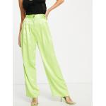 Pantalons large River Island vert lime stretch Taille XS pour femme en promo 