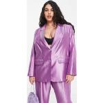 Blazers River Island Plus violets en viscose métalliques Taille 3 XL plus size pour femme en promo 