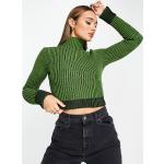 Pulls River Island verts à rayures à rayures à manches longues Taille XL classiques pour femme en promo 