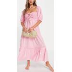 Robes d'été River Island rose bonbon mi-longues Taille M classiques pour femme en promo 