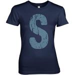 Riverdale Officiellement sous Licence S Femme T-Shirt (Marine Bleu), Small