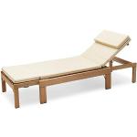 Chaises longues Skagerak blanches 