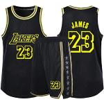 Gilets noirs en polyester Lakers look sportif pour garçon de la boutique en ligne Amazon.fr 