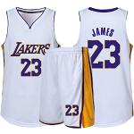 Gilets blancs en polyester Lakers look sportif pour garçon de la boutique en ligne Amazon.fr 