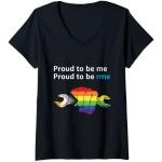 RME Pride T-Shirt avec Col en V