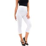Pantalons Ro Rox blancs Taille XXL look Pin-Up pour femme 