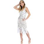 Robes de soirée Ro Rox blanches à franges sans manches sans manches Taille 3 XL look casual pour femme en promo 