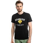 Roadsign Australia T-shirt pour homme avec col rond et logo imprimé, 100 % coton, Noir , XXXL