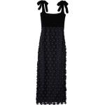 Robes longues bohèmes LONGCHAMP noires à motif fleurs Taille S style bohème pour femme 